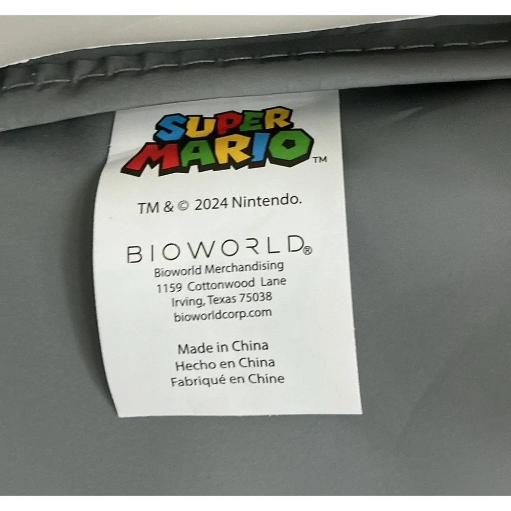 Nintendo Super Mario Insulated Lunch Box Bioworld Multicolor Soft Bag NWT